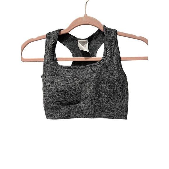 Buff Bunny grey racerback bra, women’s size S - Picture 1 of 4